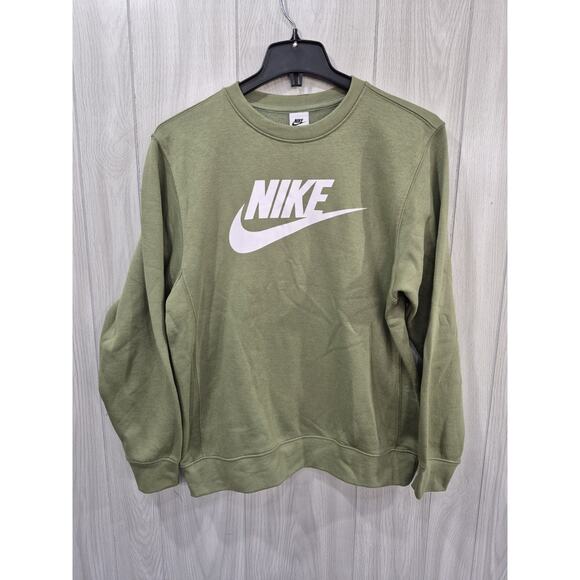 Nike Other - Women Nike Sweatshirt Pullover Size M Green Athletic Autumn Fall Festival Winter
